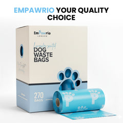 EmPawrio Lavender Scented Dog Waste Bags (270)
